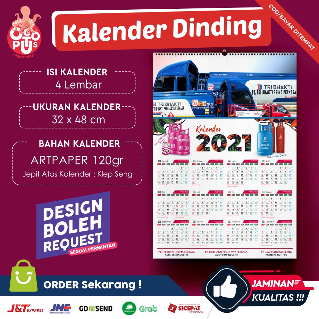 Kalender Dinding - Blitz Print