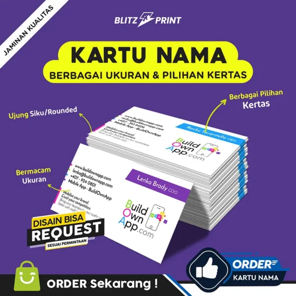cetak kartu nama
